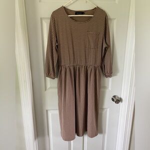 Striped Dress, Size XL